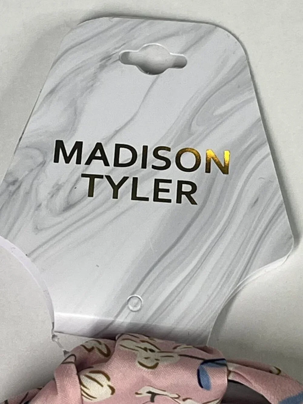 Madison Tyler Pink Floral Headband Womens Girls Fabric Hair Accessory NWT